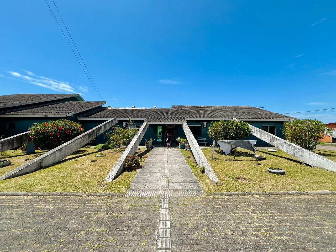 Fachada: Centro de Atenção ao Educando (CAE) Aline Sessim Ferreira Fraga